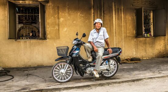 Battambang Local Motorbiker